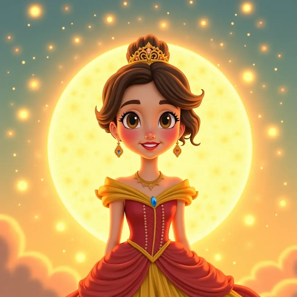la princesa de los quince soles de oro