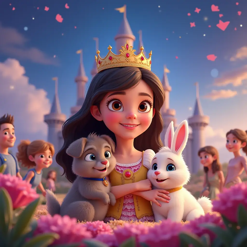 la princesa regina cumple anos un dia de celebracion y amor en el castillo con el principe emiliano y su familia unida bajo el cielo estrellado de recuerdos y amor eterno (1)
