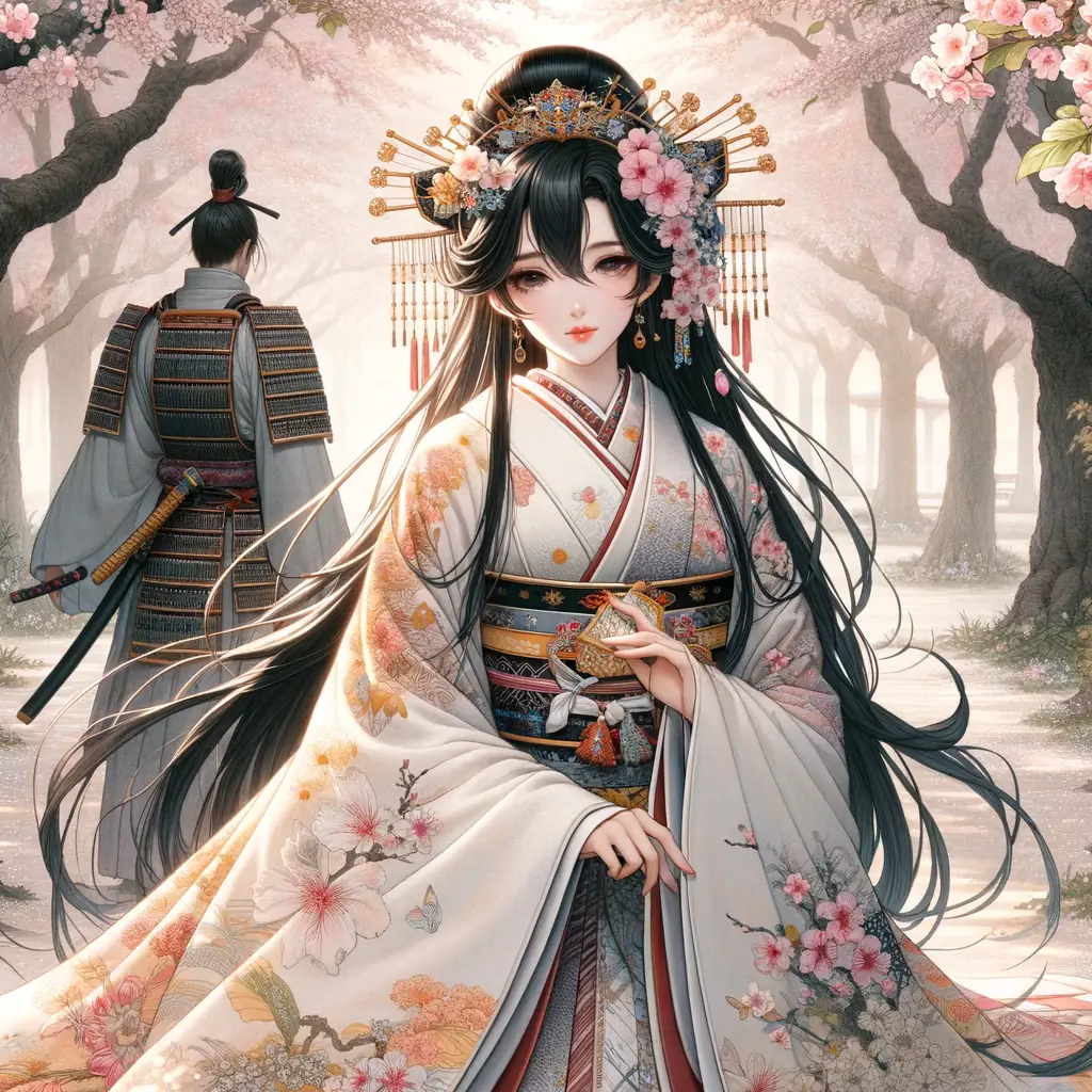 la princesa sukimuki y el guerrero samurai