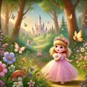 la princesita perdida en el corazon del bosque encantado