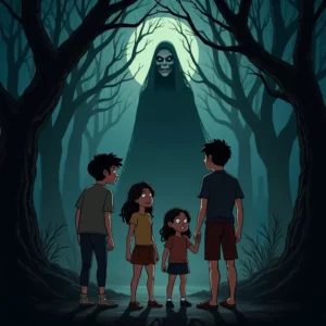 la sombra del bosque embrujado un encuentro con la oscuridad (1)