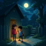 la sombra del sotano y la luz de tina