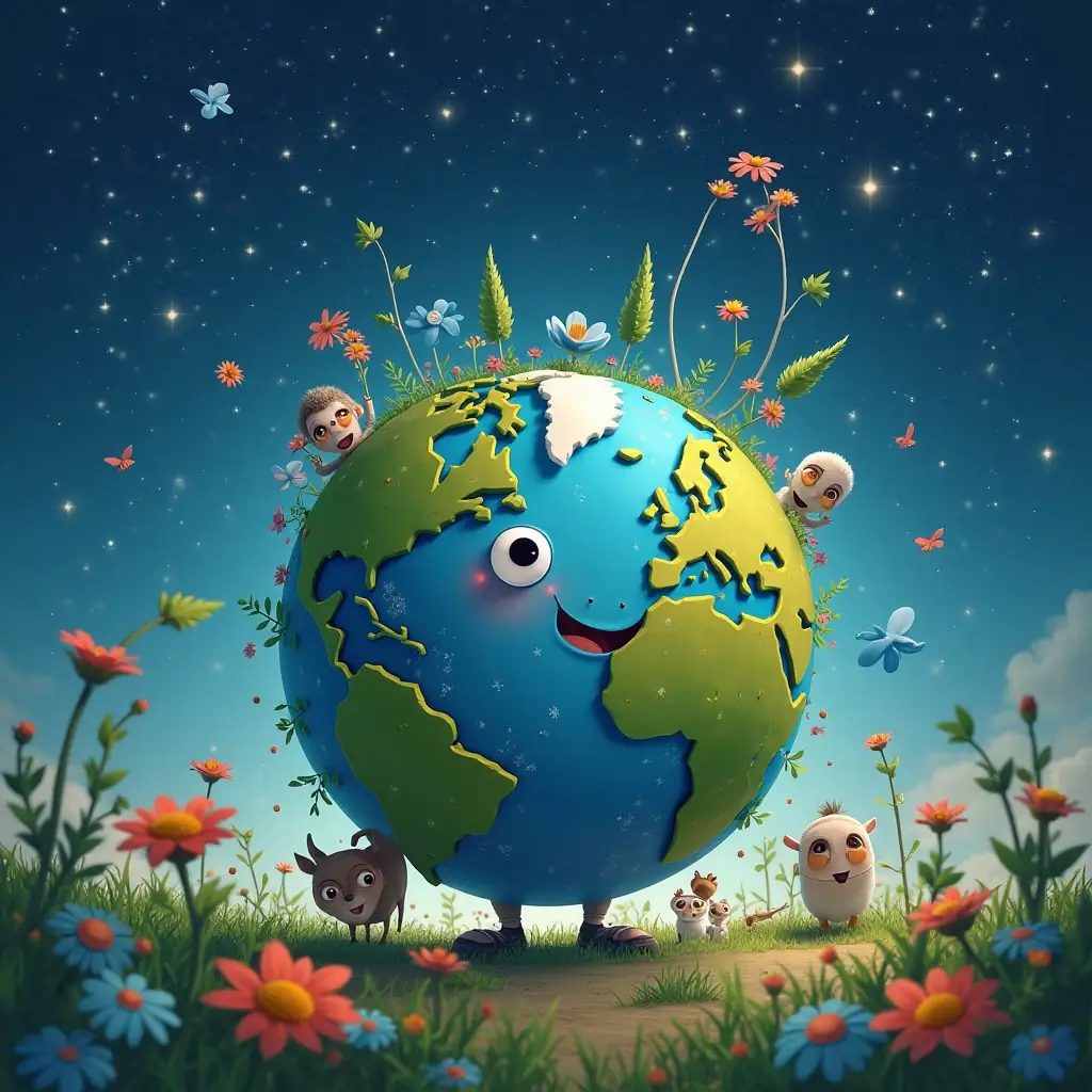 la tierra un cuento de amor y desencanto bajo el cielo estrellado