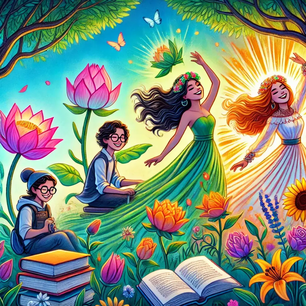 la transformacion de un alma en flor