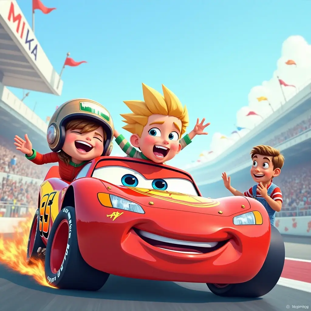 la veloz aventura de alberth y su rayo mcqueen un sueno a toda velocidad