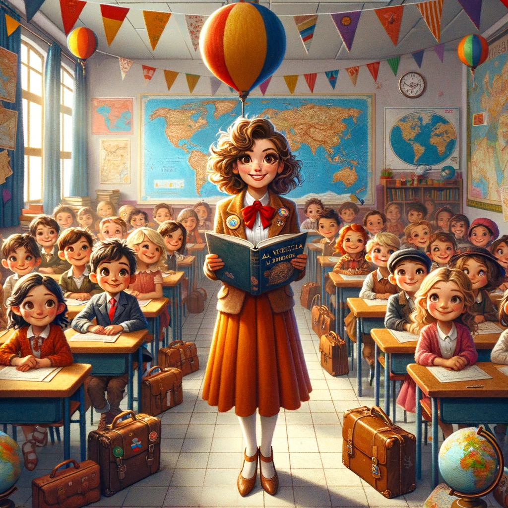 la vuelta al mundo de celia y su clase