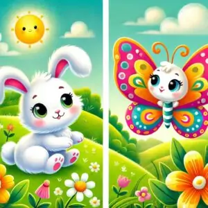 lalo the rabbit and lita the butterfly