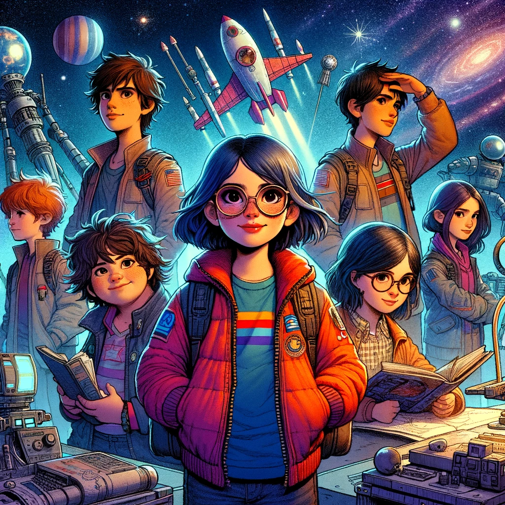 las aventuras cosmicas de los cinco amigos