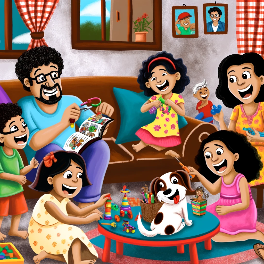 las aventuras de la familia rie y lucky