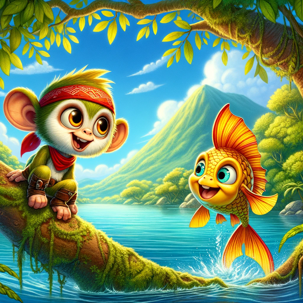 las aventuras de monito jeremy y pez cotufa en el lago maracaibo