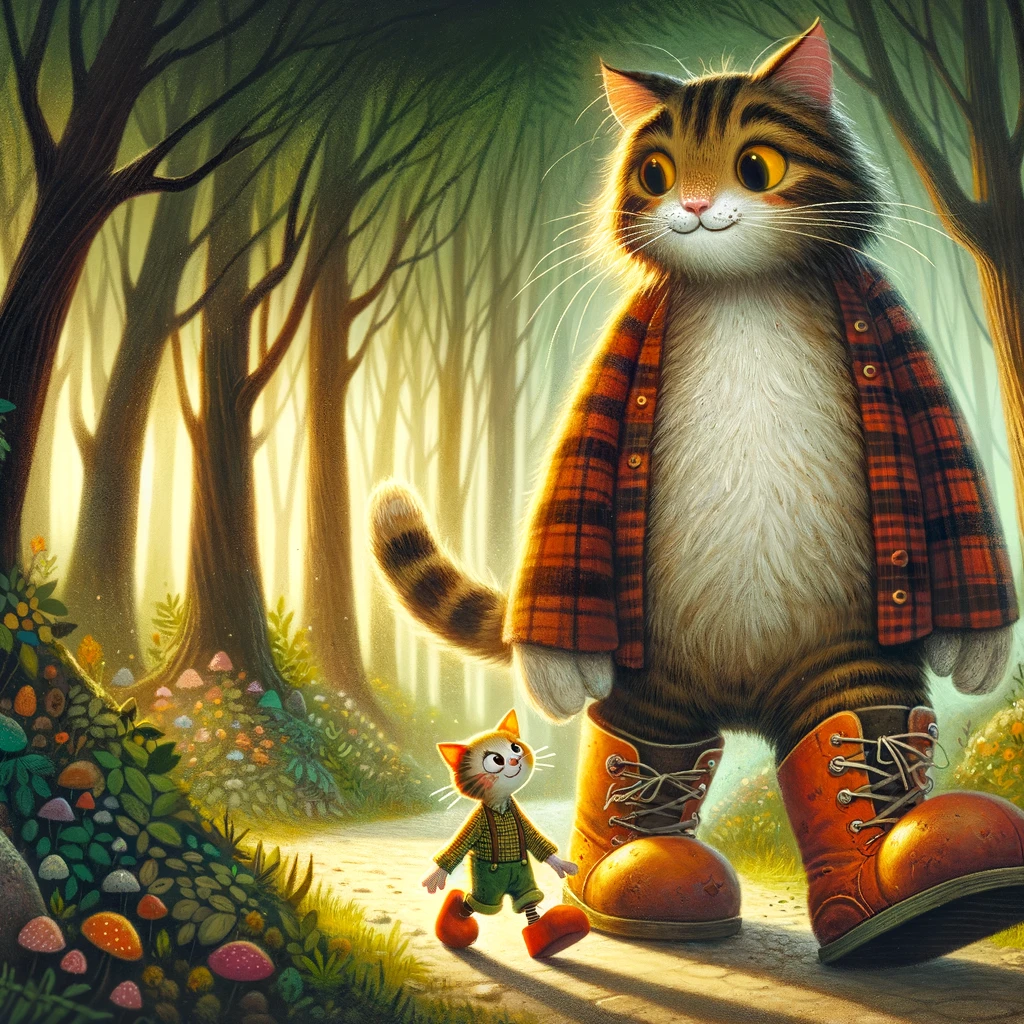 las aventuras de patas y el gato gigante