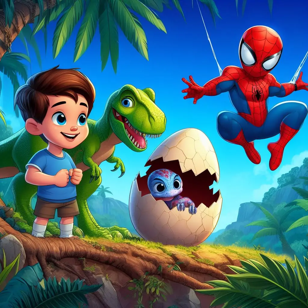 las aventuras de raul en la isla de los dinosaurios