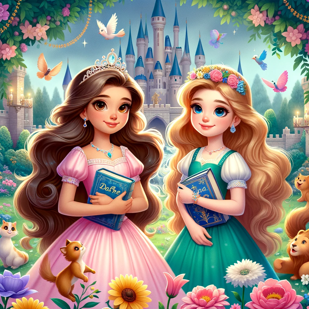 las princesas dafne y sofia y el jardin de los valores