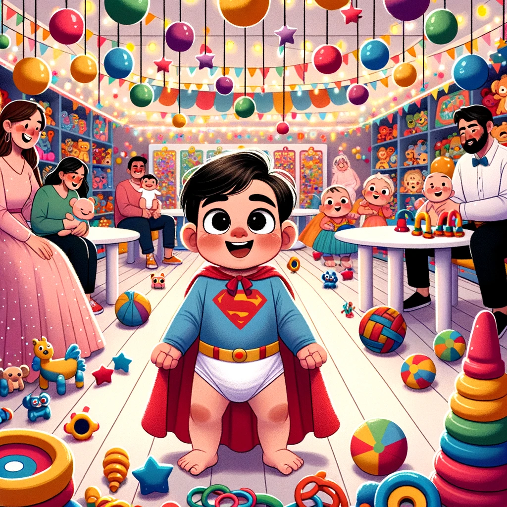 las travesuras de hugo el bebe superheroe