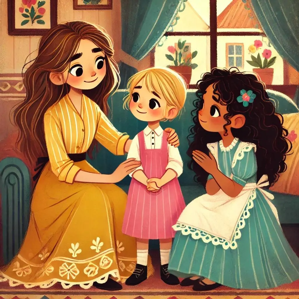 lendy and her loving daughters