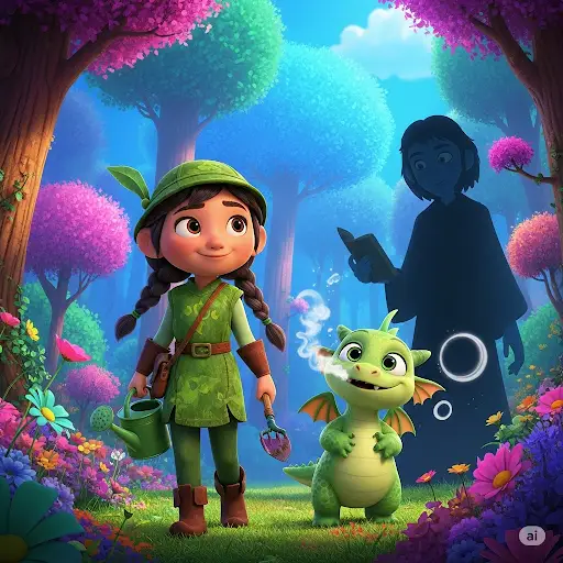 lia y el dragoncito verde una aventura magica para salvar el bosque