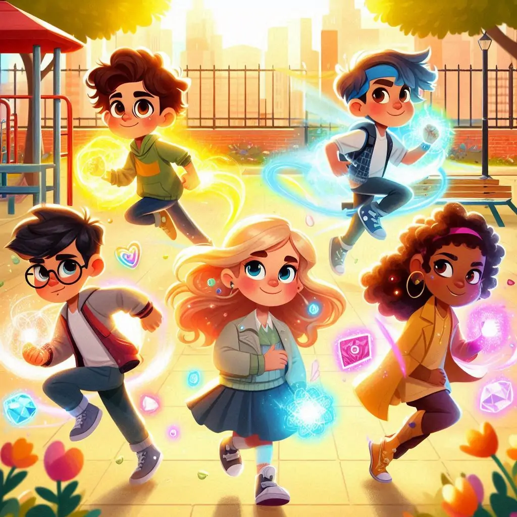 los amigos magicos de la escuela primaria los colores