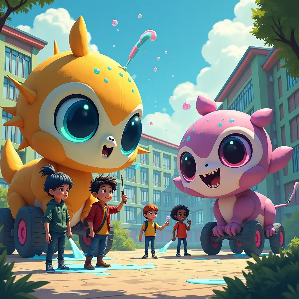 los cinco amigos y la gran limpieza monstruosa (1)