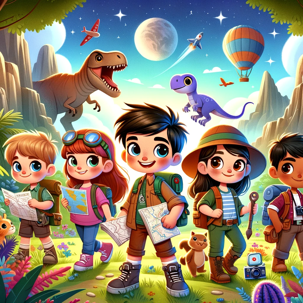 los cinco aventureros del mundo magico