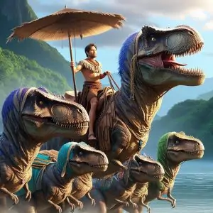 los dinosaurios compartian su comida