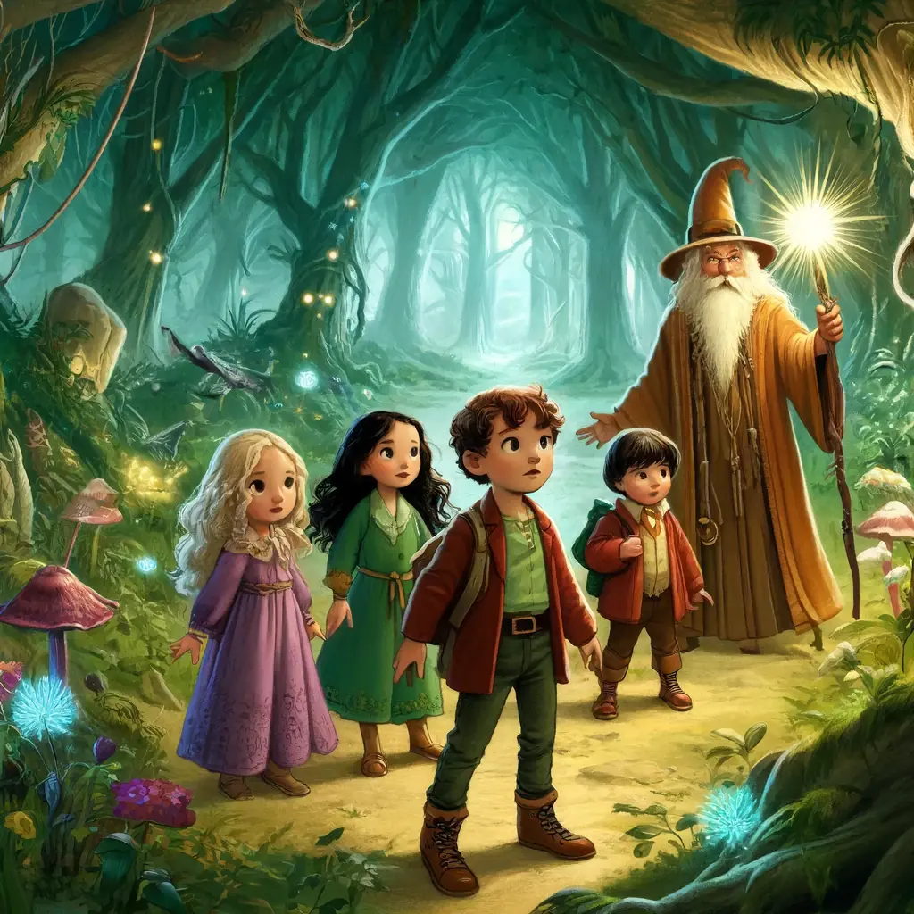 los primos y el bosque encantado