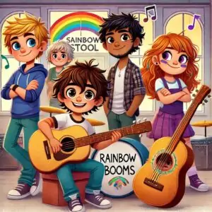los rainbow booms y el concurso de bandas 1