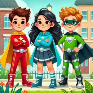 los superheroes del colegio