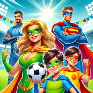 los superheroes del estadio