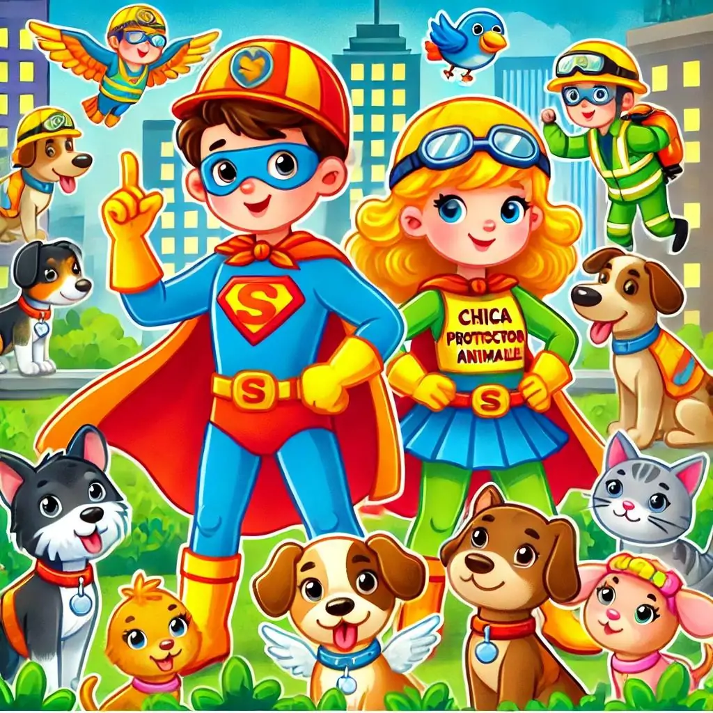 los superheroes protectores de animales