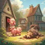 los tres cerditos y el destino de la perseverancia (1)