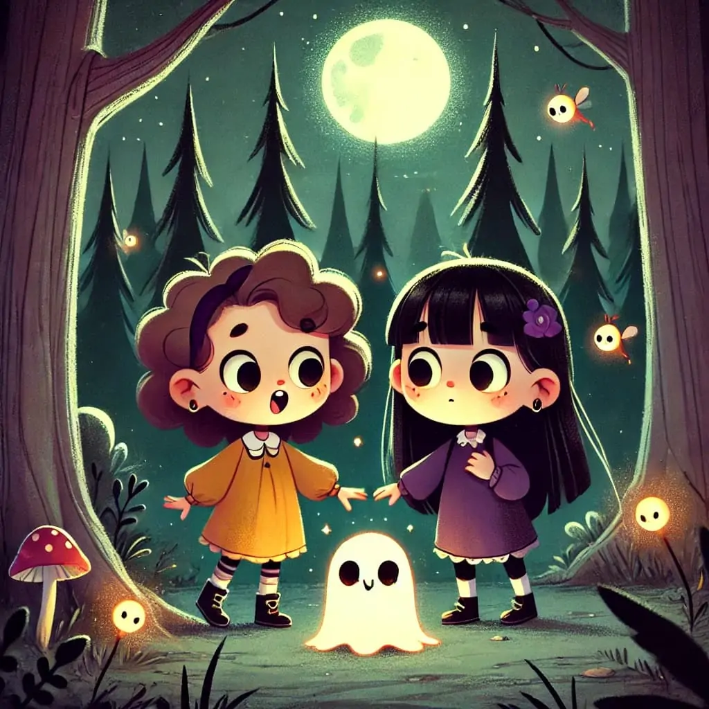 lulu y lida en el bosque misterioso