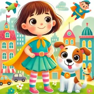 lulu y lida las superheroinas del parque
