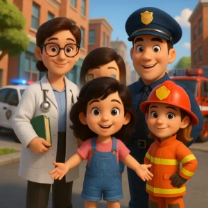 maria y los guardianes de la ciudad unidos por el bien