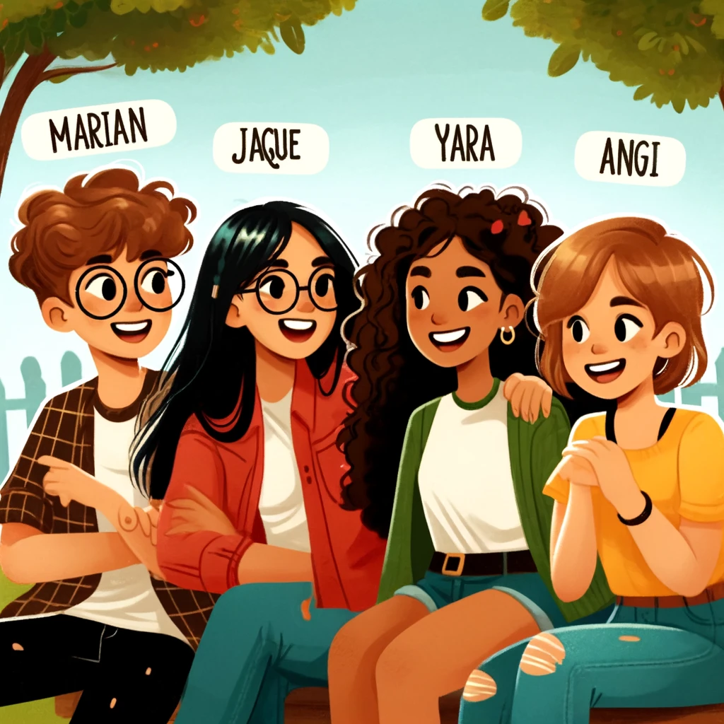 marian jaque yara y angi amigas para siempre