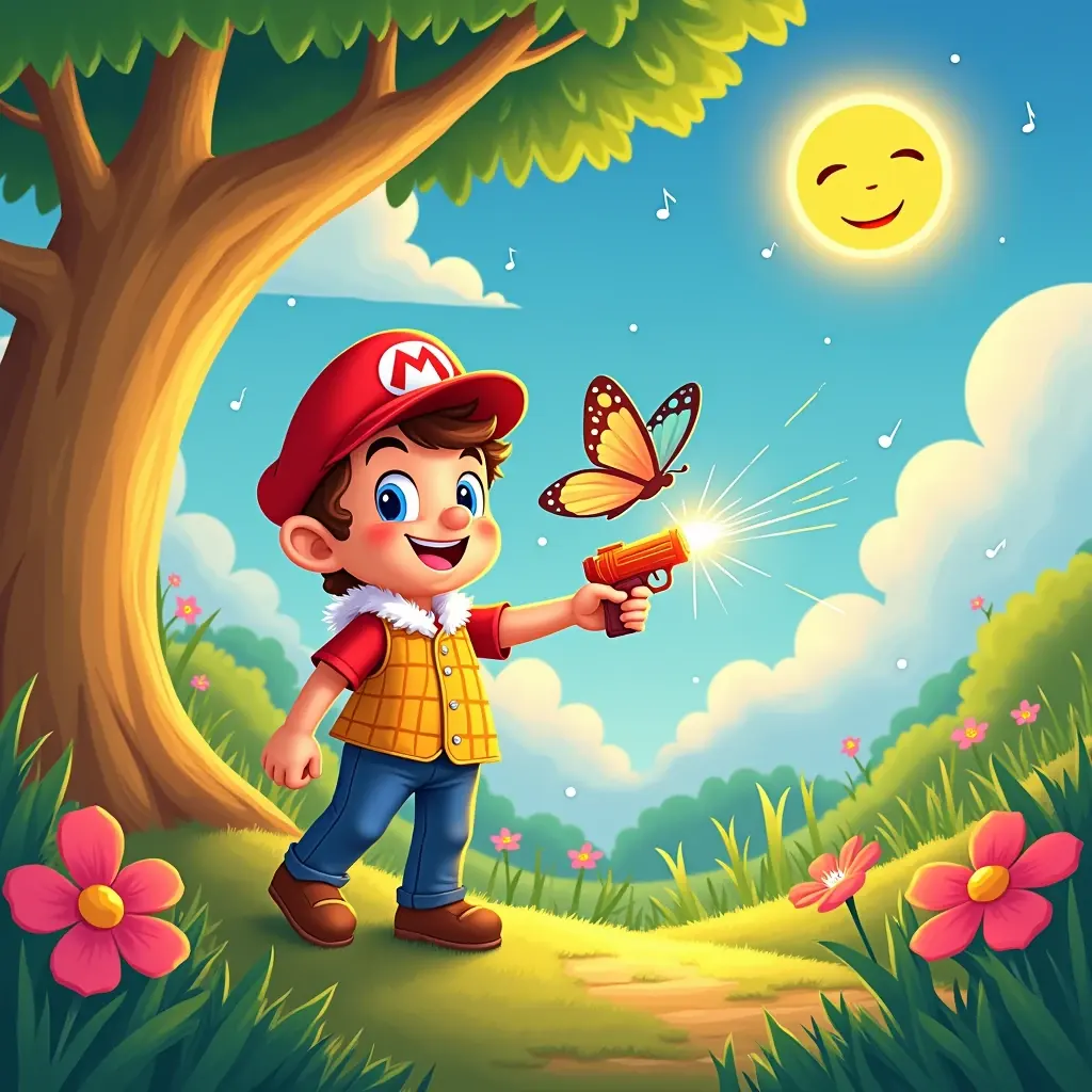 mario y la mariposa aventurera