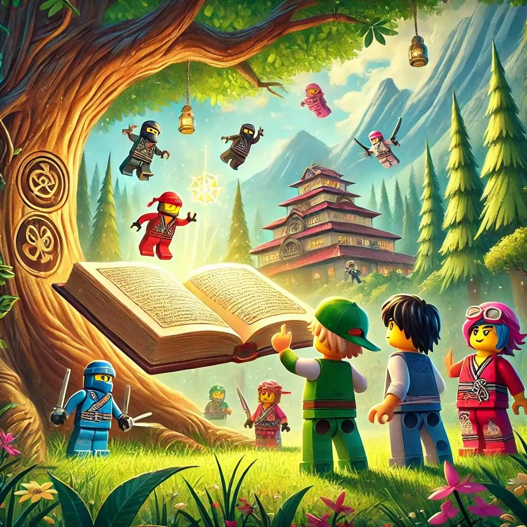 nina y ciro en el mundo de ninjago