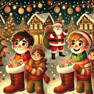 noche de magia y abrazos festivos