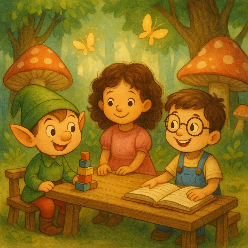 pablo el duende y la escuela del bosque brillante