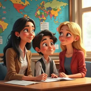 palabras que unen un viaje de descubrimiento y amistad en la escuela de idiomas