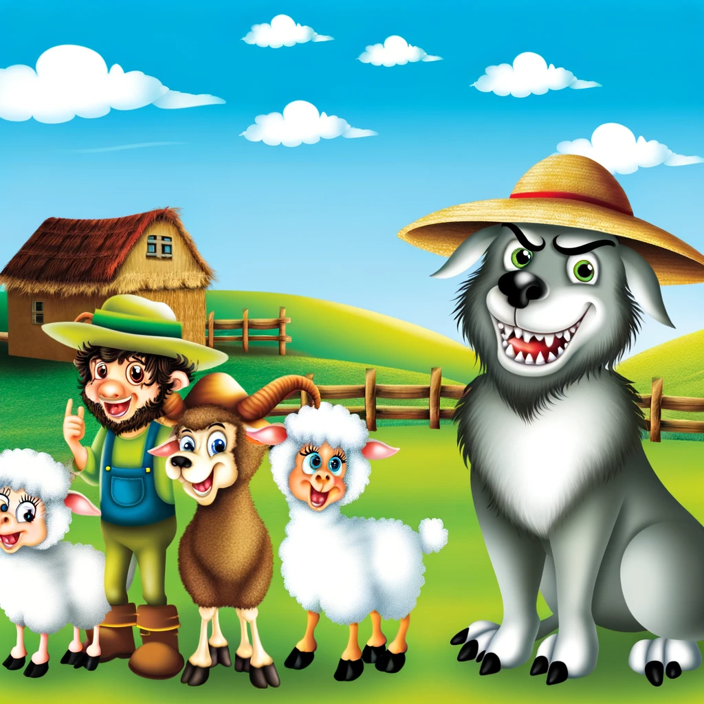 paloma en una aventura en la granja