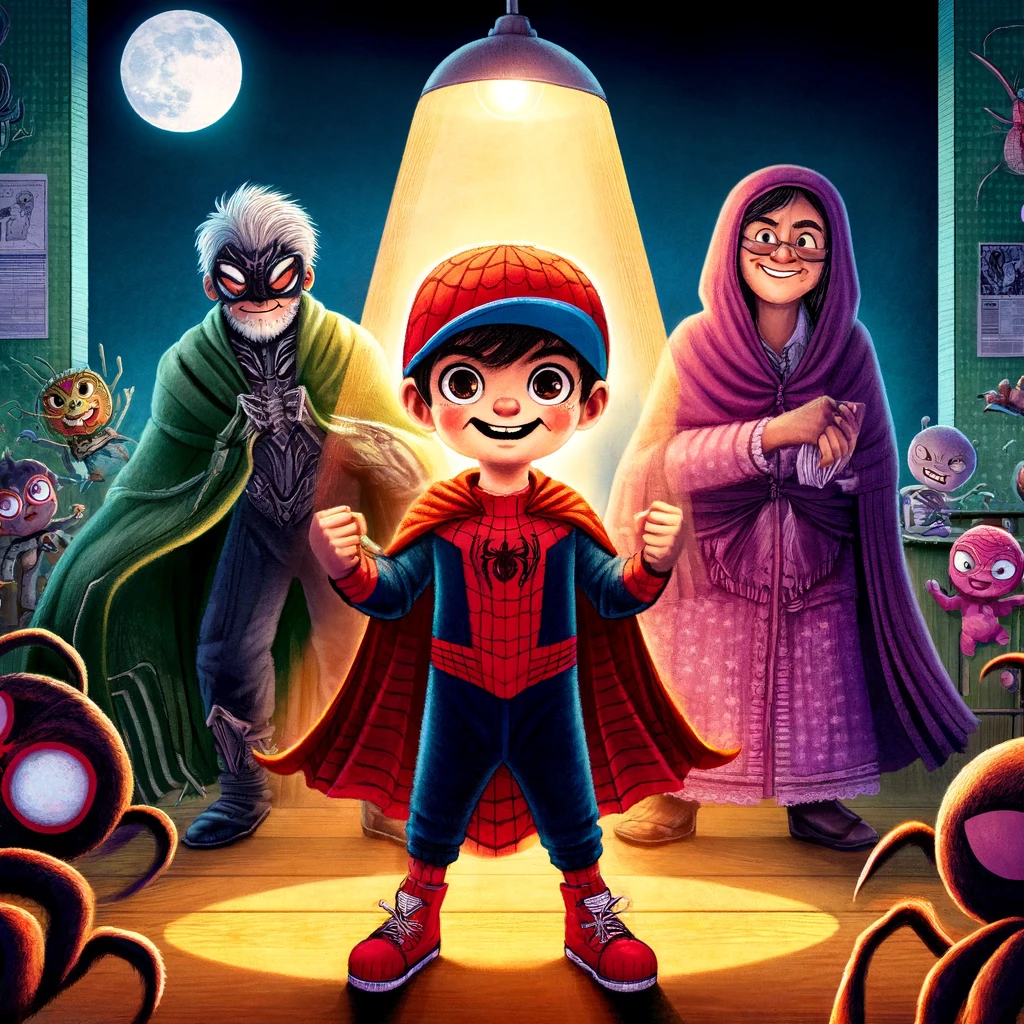 pedro paneque y el equipo peter spidey