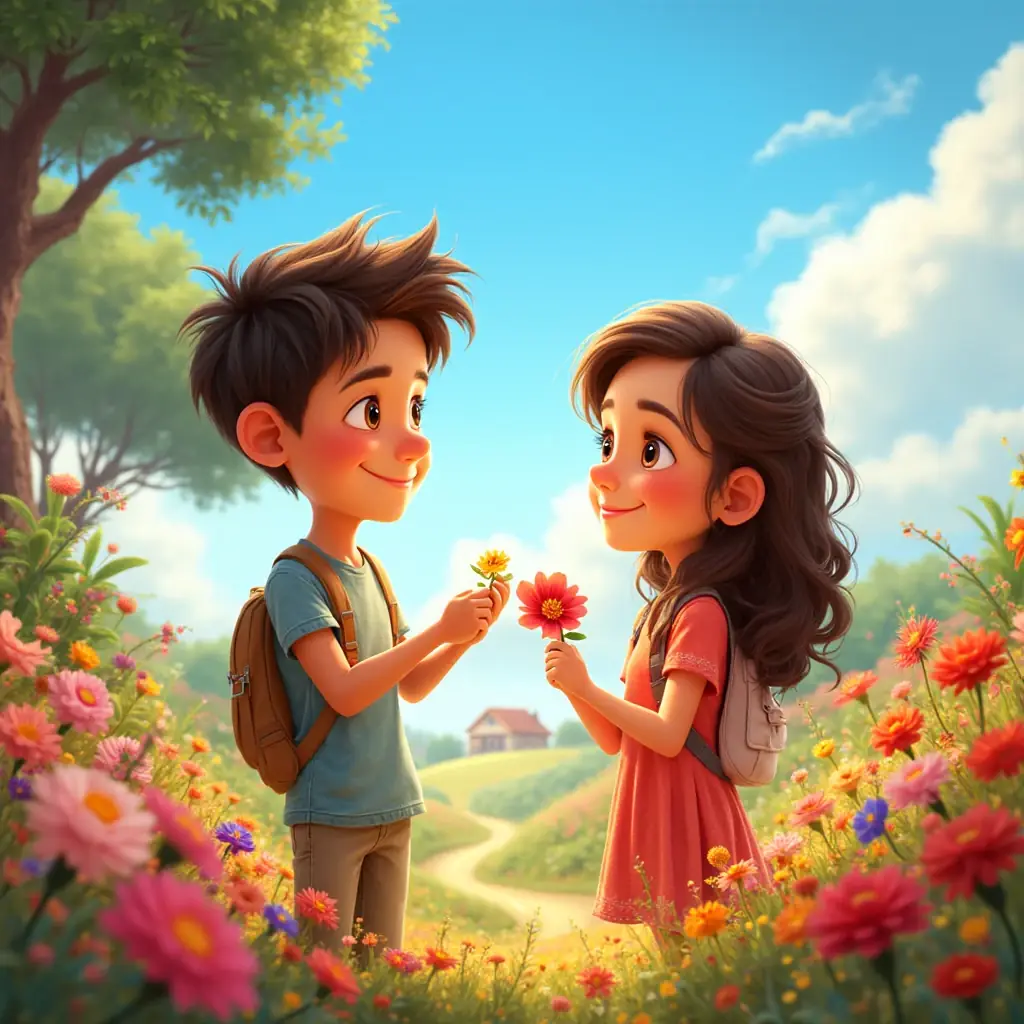 petalos de amor y promesas de futuro