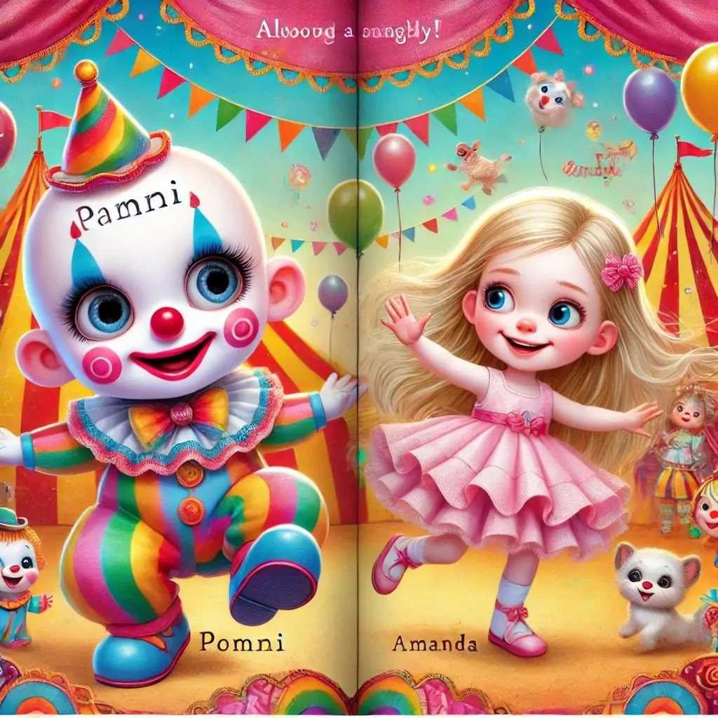 pomni y la aventura en el circo