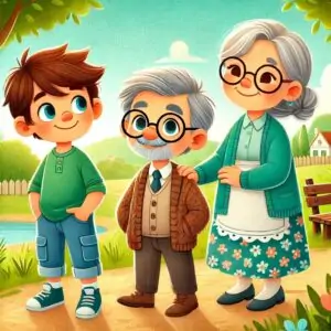 raul y la aventura en el parque de los abuelos