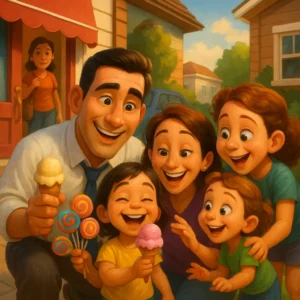 recuerdos de la infancia un corazon lleno de amor y helados dulces