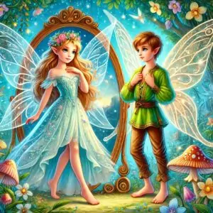 renata y manolo en el mundo mas alla del espejo