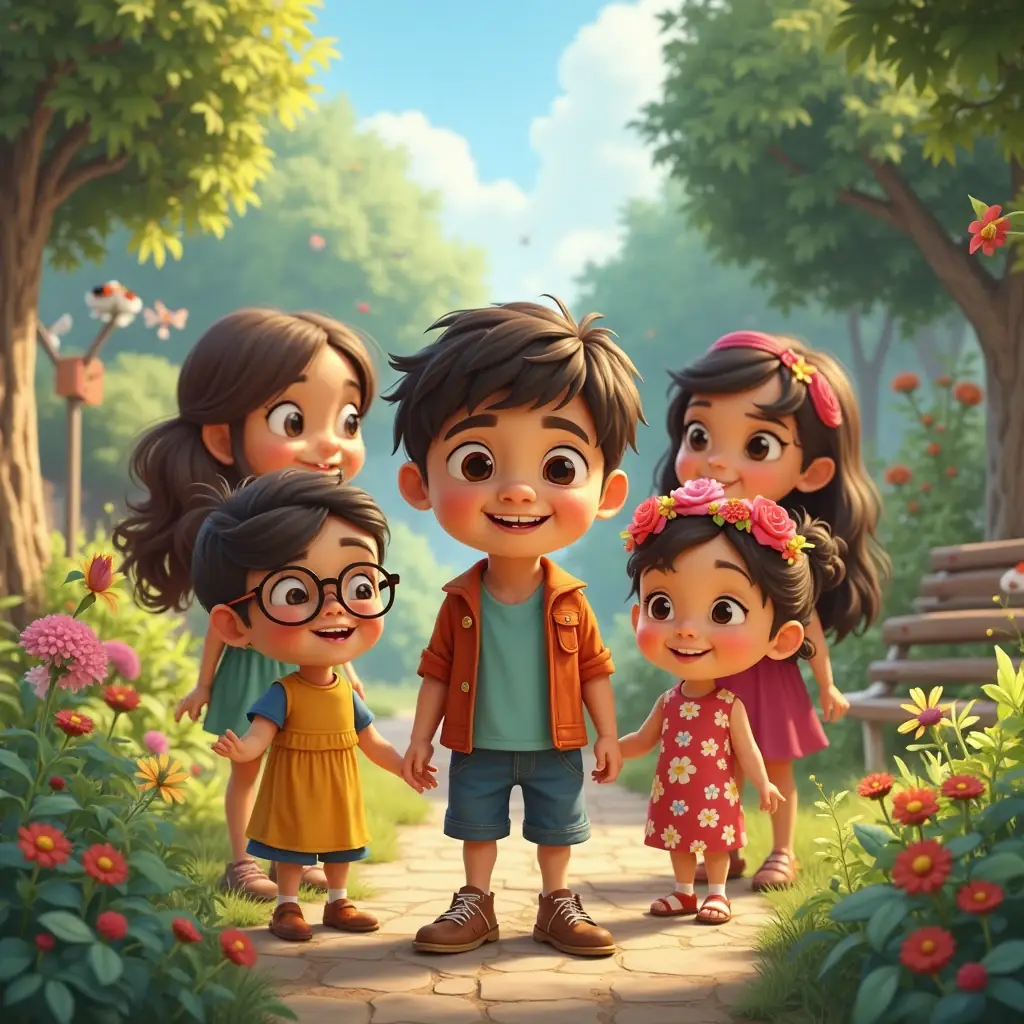 romeo y sus amigos descubren el jardin de la armonia y la amistad