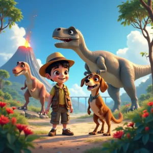 sacha y ethan una amistad prehistorica aventuras con dinosaurios en un mundo de fantasia