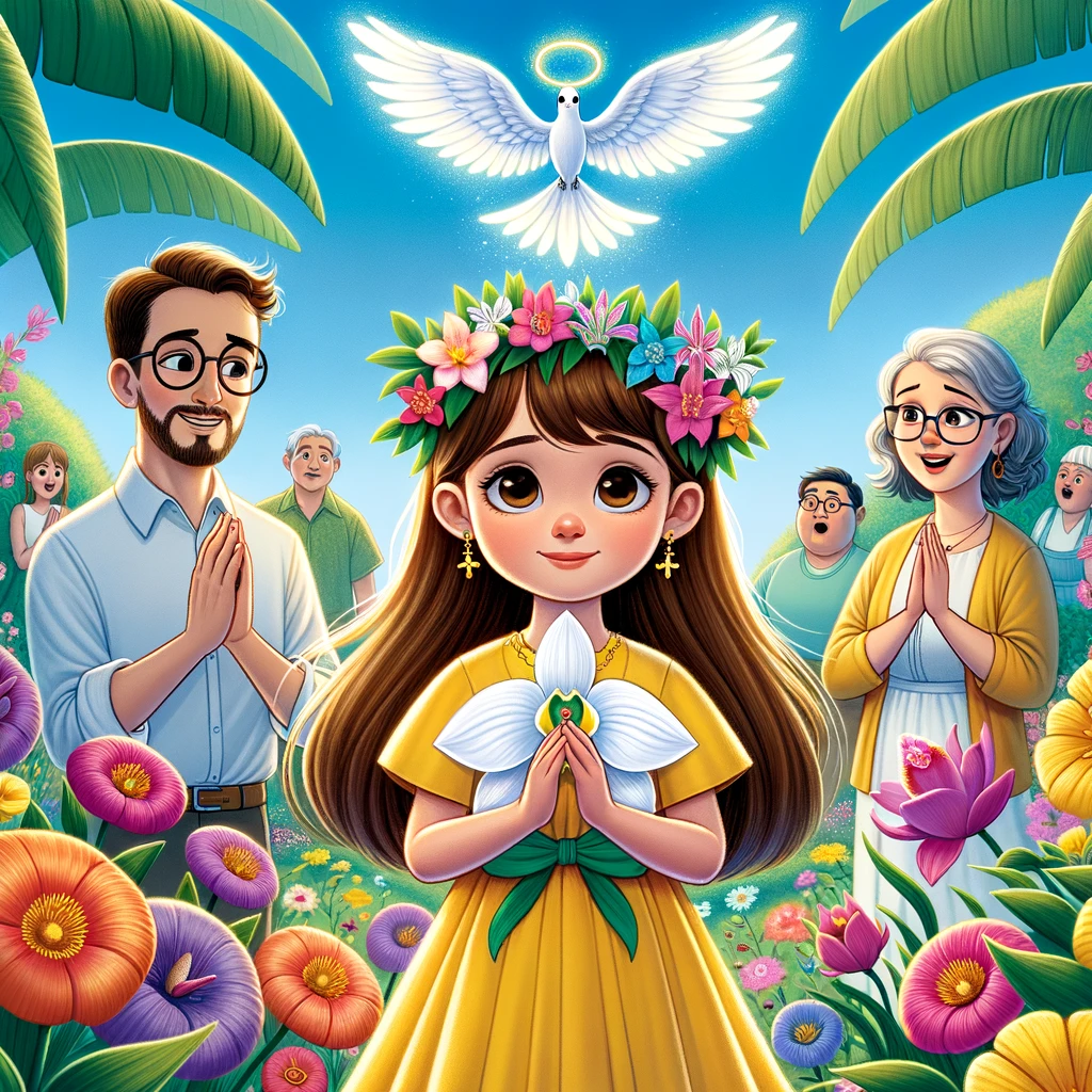 samanta y la orquidea del espiritu santo