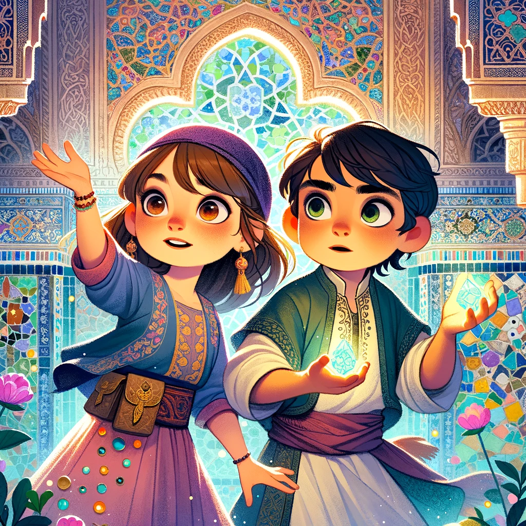 sofia y nassim en los palacios magicos de la alhambra